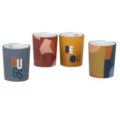 Maisons Du Monde Coffret Bougies Parfumées En Verre Multicolores (4x45g) -Bougeoirs Soldes Magasin coffret bougies parfumees en verre multicolores 4x45g 1000 6 37 227177 2