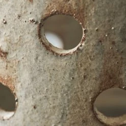 House Doctor Bougeoirs Grand Photophore En Grès Beige -Bougeoirs Soldes Magasin grand photophore en gres beige 2