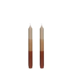 Mica Decorations Lot De 2 Bougies Longue En Stéarine Grises 12 Mica Decorations Lot De 2 Bougies Longue En Stéarine Grises -Bougeoirs Soldes Magasin lot de 2 bougies longue en stearine brunes