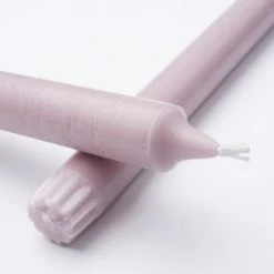 Mica Decorations Lot De 2 Bougies Longue Roses -Bougeoirs Soldes Magasin lot de 2 bougies longue roses 4