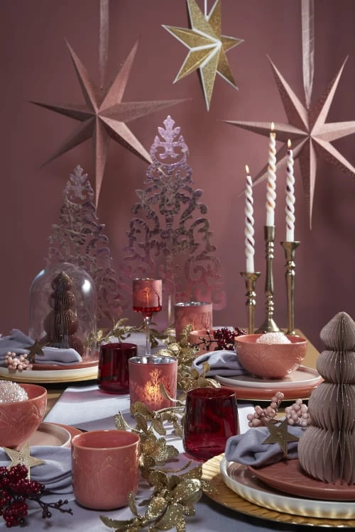 Mica Decorations Lot De 2 Bougies Torsadées Rayées Oranges 4 Mica Decorations Lot De 2 Bougies Torsadées Rayées Oranges – Image 2