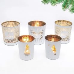 Draeger Paris Bougeoirs Lot De 2 Photophores Love Et Happy -Bougeoirs Soldes Magasin lot de 2 photophores love et happy 3