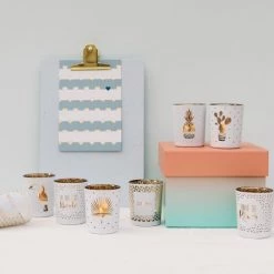 Draeger Paris Bougeoirs Lot De 2 Photophores Love Et Happy -Bougeoirs Soldes Magasin lot de 2 photophores love et happy 4