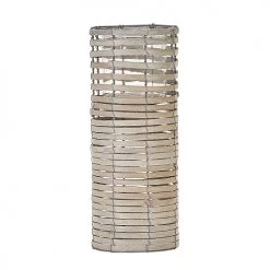 Beliani Lot De 3 Bougeoirs Gris -Bougeoirs Soldes Magasin lot de 3 bougeoirs gris 3