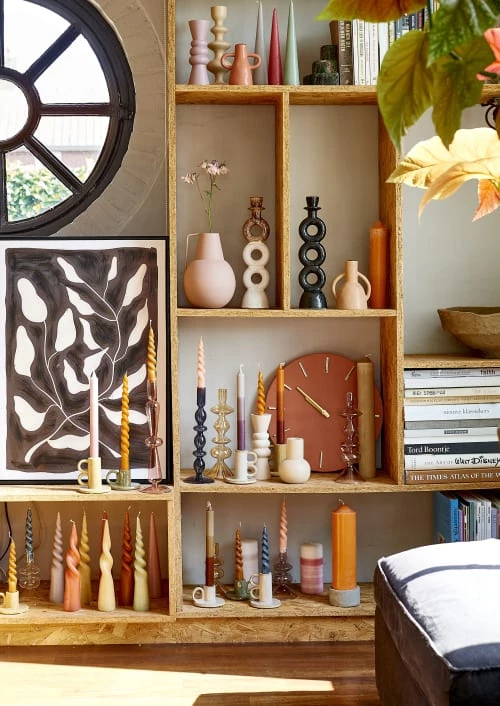 Mica Decorations Lot De 3 Bougies Conique Torsadée En Couleur Gris Clair H25 6 Mica Decorations Lot De 3 Bougies Conique Torsadée En Couleur Gris Clair H25 – Image 4