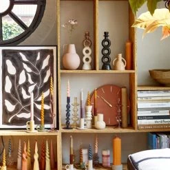 Mica Decorations Lot De 3 Bougies Conique Torsadée En Couleur Vert Clair H25 -Bougeoirs Soldes Magasin lot de 3 bougies conique torsadee en couleur vert clair h25 3