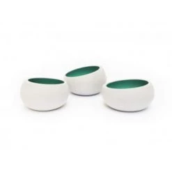 Gone's Bougeoirs Lot De 3 Photophores En Béton Beryl Green -Bougeoirs Soldes Magasin lot de 3 photophores en beton beryl green 3