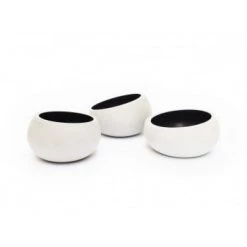 Gone's Bougeoirs Lot De 3 Photophores En Béton Cream Gold -Bougeoirs Soldes Magasin lot de 3 photophores en beton tokyo grey 5