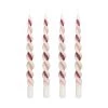 Mica Decorations Lot De 4 Bougies Torsadées Rayées Bordeaux 1 Mica Decorations Lot De 4 Bougies Torsadées Rayées Bordeaux -Bougeoirs Soldes Magasin lot de 4 bougies torsadees rayees bordeaux