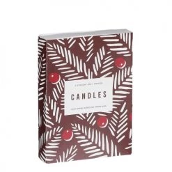 Mica Decorations Lot De 5 Bougies Rouge Et Crème 9 Mica Decorations Lot De 5 Bougies Rouge Et Crème -Bougeoirs Soldes Magasin lot de 5 bougies rouge et creme 2