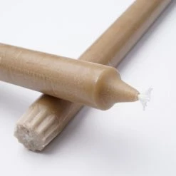 Mica Decorations Lot De 6 Bougies Longue En Stéarine Beiges -Bougeoirs Soldes Magasin lot de 6 bougies longue en stearine beiges 2