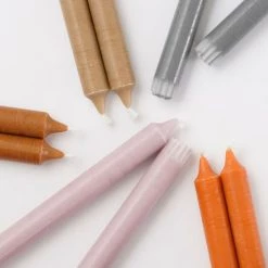 Mica Decorations Lot De 6 Bougies Longue En Stéarine Oranges 9 Mica Decorations Lot De 6 Bougies Longue En Stéarine Oranges -Bougeoirs Soldes Magasin lot de 6 bougies longue en stearine oranges 3