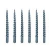 Mica Decorations Lot De 6 Bougies Longue Torsadées Bleues -Bougeoirs Soldes Magasin lot de 6 bougies longue torsadees bleues