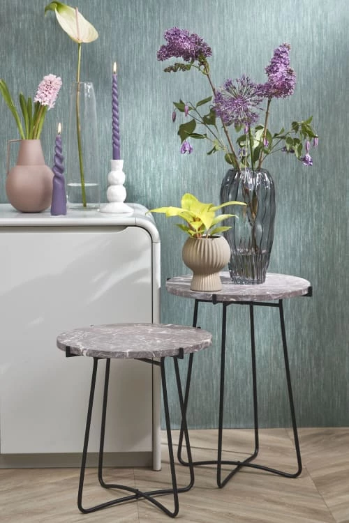 Mica Decorations Lot De 6 Bougies Longue Torsadées Lilas 4 Mica Decorations Lot De 6 Bougies Longue Torsadées Lilas – Image 2