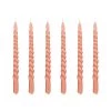 Mica Decorations Lot De 6 Bougies Longue Torsadées Roses 2 Mica Decorations Lot De 6 Bougies Longue Torsadées Roses -Bougeoirs Soldes Magasin lot de 6 bougies longue torsadees roses