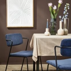 Mica Decorations Lot De 6 Bougies Torsadées Bleu Brillant -Bougeoirs Soldes Magasin lot de 6 bougies torsadees bleu brillant 1