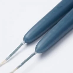 Mica Decorations Lot De 8 Bougies Longue Bleues -Bougeoirs Soldes Magasin lot de 8 bougies longue bleues 3