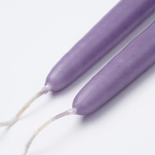 Mica Decorations Lot De 8 Bougies Longue Lilas 5 Mica Decorations Lot De 8 Bougies Longue Lilas – Image 3