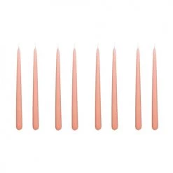 Mica Decorations Lot De 8 Bougies Longue Roses