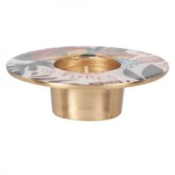 Maisons Du Monde Bougeoirs Lumignon En Aluminium Doré Imprimé Feuilles -Bougeoirs Soldes Magasin lumignon en aluminium dore imprime feuilles 1000 5 27 226921 2