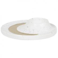 Maisons Du Monde Bougeoirs Lumignon En Porcelaine Blanche Et Lune Dorée - Lot De 4