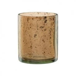 Maisons Du Monde Bougeoirs Lumignon En Verre Doré - Lot De 2