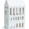 Kähler Design Bougeoirs Maison De Lumière En Céramique Blanche H9cm -Bougeoirs Soldes Magasin maison de lumiere en ceramique blanche h9cm