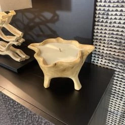 Now’s Home Bougies Maxi Bougie En Teck 30x18 -Bougeoirs Soldes Magasin maxi bougie en teck 30x18 4