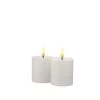 Sirius Mini Bougies 2x2 En Cire Naturelle Blanc -Bougeoirs Soldes Magasin mini bougies 2x2 en cire naturelle blanc