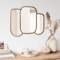 Maisons Du Monde Bougeoirs Photophore Ajouré En Céramique Blanche Et Anse Dorée Mat - Lot De 2 -Bougeoirs Soldes Magasin photophore ajoure en ceramique blanche et anse doree mat 1000 16 15 223957 3