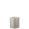 LANADECO Bougeoirs Photophore Cylindrique Verre Gris H12cm -Bougeoirs Soldes Magasin photophore cylindrique verre gris h12cm