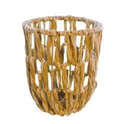 Sensei Maison Bougeoirs Photophore En Jacinthe D'eau Naturel 20X20X23 Cm