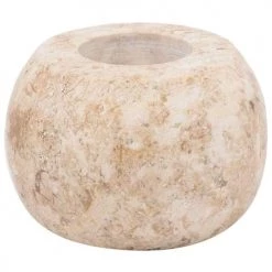 Sensei Maison Bougeoirs Photophore En Marbre Ficelle -Bougeoirs Soldes Magasin photophore en marbre ficelle 2