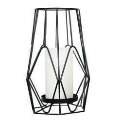 Sensei Maison Bougeoirs Photophore En Métal 25 Cm -Bougeoirs Soldes Magasin photophore en metal 25 cm 7