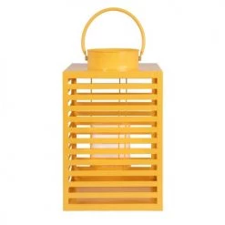 Maisons Du Monde Bougeoirs Photophore En Métal Ajouré Jaune