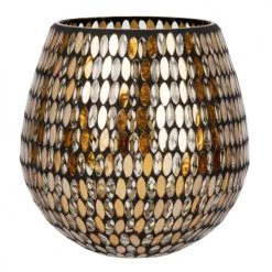 Maisons Du Monde Bougeoirs Photophore En Verre Doré