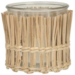 Maisons Du Monde Bougeoirs Photophore En Verre Et Tressage Main -Bougeoirs Soldes Magasin photophore en verre et tressage main 1000 3 5 226817 2