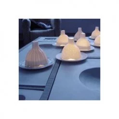 Tsé & Tsé Associées Bougeoirs Photophore Igloo De Nuit Lisse Porcelaine -Bougeoirs Soldes Magasin photophore igloo de nuit lisse porcelaine 2