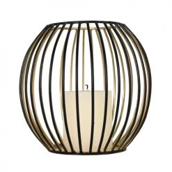 Sensei Maison Bougeoirs Photophore Métal Rond 18x17 Cm -Bougeoirs Soldes Magasin photophore metal rond 18x17 cm 7