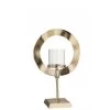 LANADECO Bougeoirs Photophore Rond Sur Pied -Bougeoirs Soldes Magasin photophore rond sur pied
