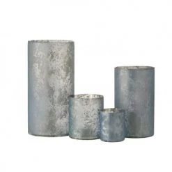 LANADECO Bougeoirs Photophore Rond Verre H35cm -Bougeoirs Soldes Magasin photophore rond verre h35cm 3