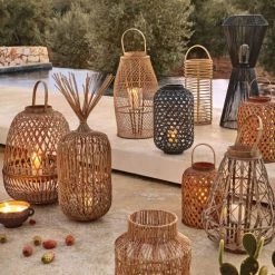 Maisons Du Monde Bougeoirs Photophores En Bambou Marron (x2) -Bougeoirs Soldes Magasin photophores en bambou marron x2 1000 16 39 220455 3