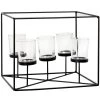 Maisons Du Monde Bougeoirs Photophores En Métal Noir Et Verre (x5) -Bougeoirs Soldes Magasin photophores en metal noir et verre x5 1000 11 16 228304 1