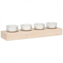 Maisons Du Monde Bougeoirs Photophores X4 En Bois Et Verre -Bougeoirs Soldes Magasin photophores x4 en bois et verre 1000 0 16 226746 2