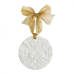 Mathilde M Bougies Pochon De 3 Décors Parfumés à Suspendre - Sapin Doré -Bougeoirs Soldes Magasin pochon de 3 decors parfumes a suspendre sapin dore 2