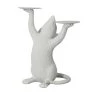 Pirouette Paris Bougeoirs Porte Bougie Souris En Résine Blanche H26cm -Bougeoirs Soldes Magasin porte bougie souris en resine blanche h26cm
