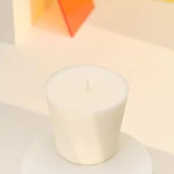 Bougies La Française Bougies Recharge Bougie Parfumée Citron Fizz -Bougeoirs Soldes Magasin recharge bougie parfumee citron fizz 2