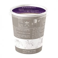 Esteban Bougies Recharge Pour Bougie Parfumée Figue Noire