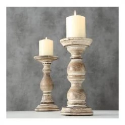 Wadiga Bougeoirs Set De 2 Chandeliers En Bois De Mangue H23cm 9 Wadiga Bougeoirs Set De 2 Chandeliers En Bois De Mangue H23cm -Bougeoirs Soldes Magasin set de 2 chandeliers en bois de mangue h23cm 1