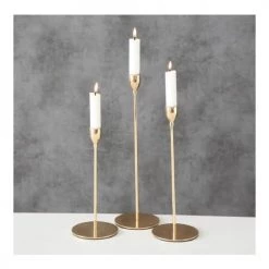 Wadiga Bougeoirs Set De 3 Chandeliers De Table Doré -Bougeoirs Soldes Magasin set de 3 chandeliers de table dore 1